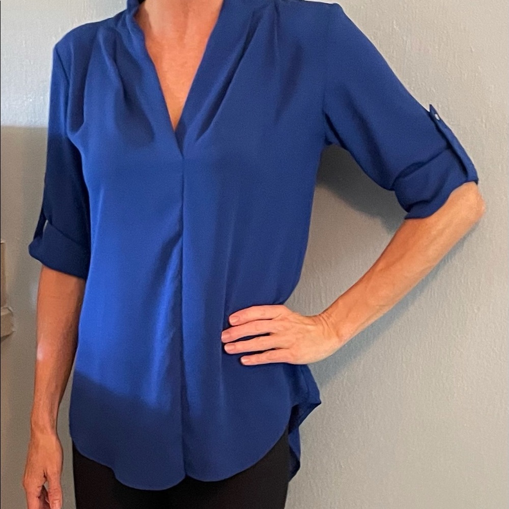 Mossimo blue blouse